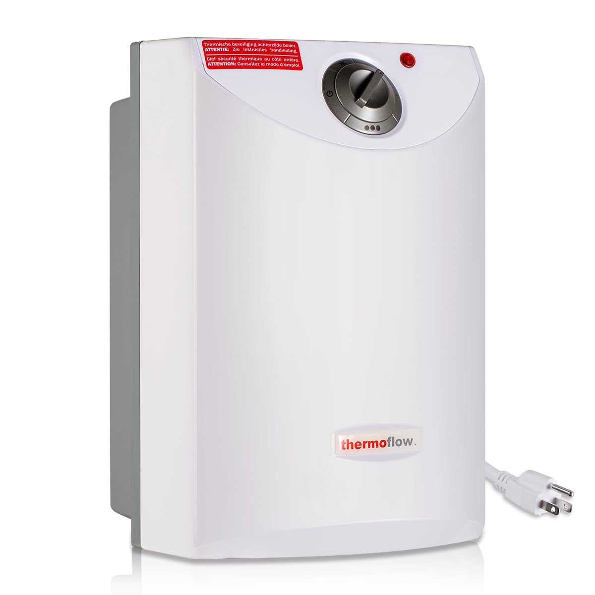 Thermoflow 4.0 Gallon Electric Mini Tank Water Heater - 120V Under Sink Instant Hot Water System for Kitchen, Bathroom & RV | Small Point-of-Use Water Heater for Fast Hot Water Supply