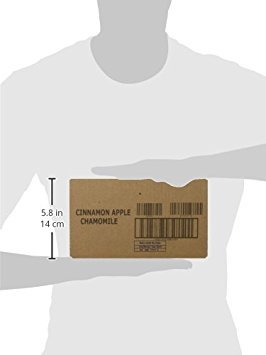 Organic Herbal Tea Apple Cinnamon Flavor - 120 Tea Bags (6 Boxes x 20 Bags) | Caffeine-Free, Natural Ingredients | Perfect for Relaxation, Weight Loss & Cold Relief