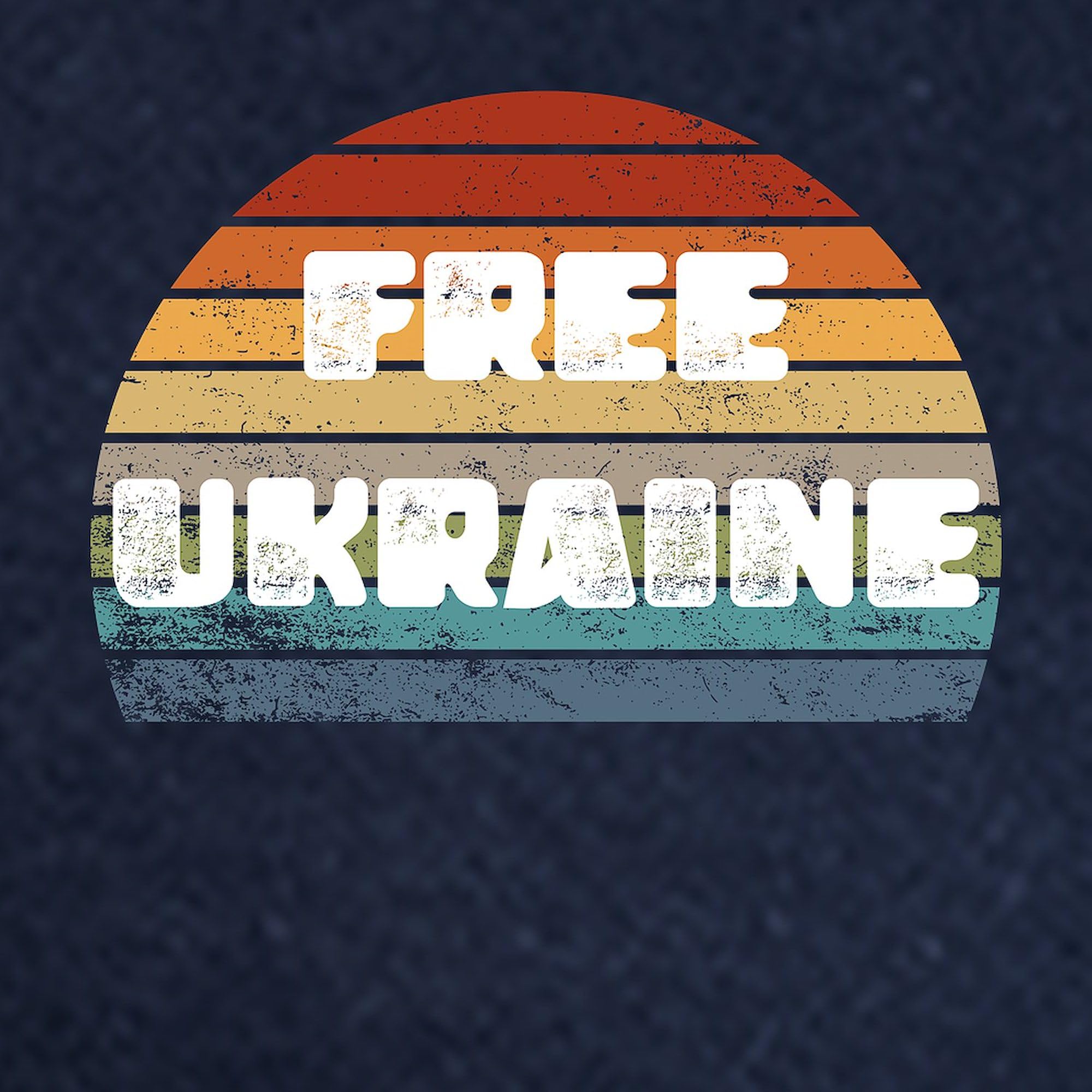 Free Ukraine Men's Zip Up Hoodie - Dark Zip-Up Hooded Sweatshirt for Men | Casual Wear, Street Fashion & Protest Support
