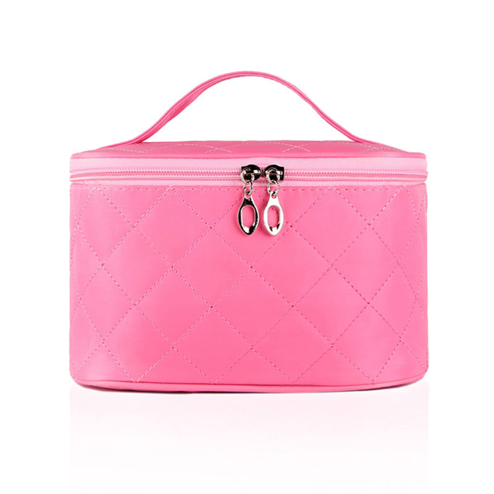 Waterproof Crush-Resistant Makeup Bag - Large Capacity Travel Cosmetic Organizer with Wide Opening for Makeup Brushes & Toiletries | Perfect for Travel, Gym, Bedroom & Daily Use