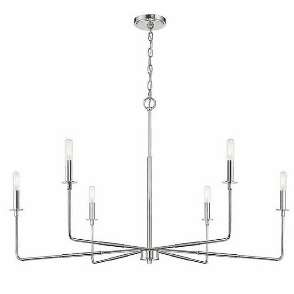 Harrison Crystal Chandelier - Elegant Modern Ceiling Light Fixture for Dining Room, Living Room, and Bedroom Decor | Energy Efficient LED Lighting for Home & Office