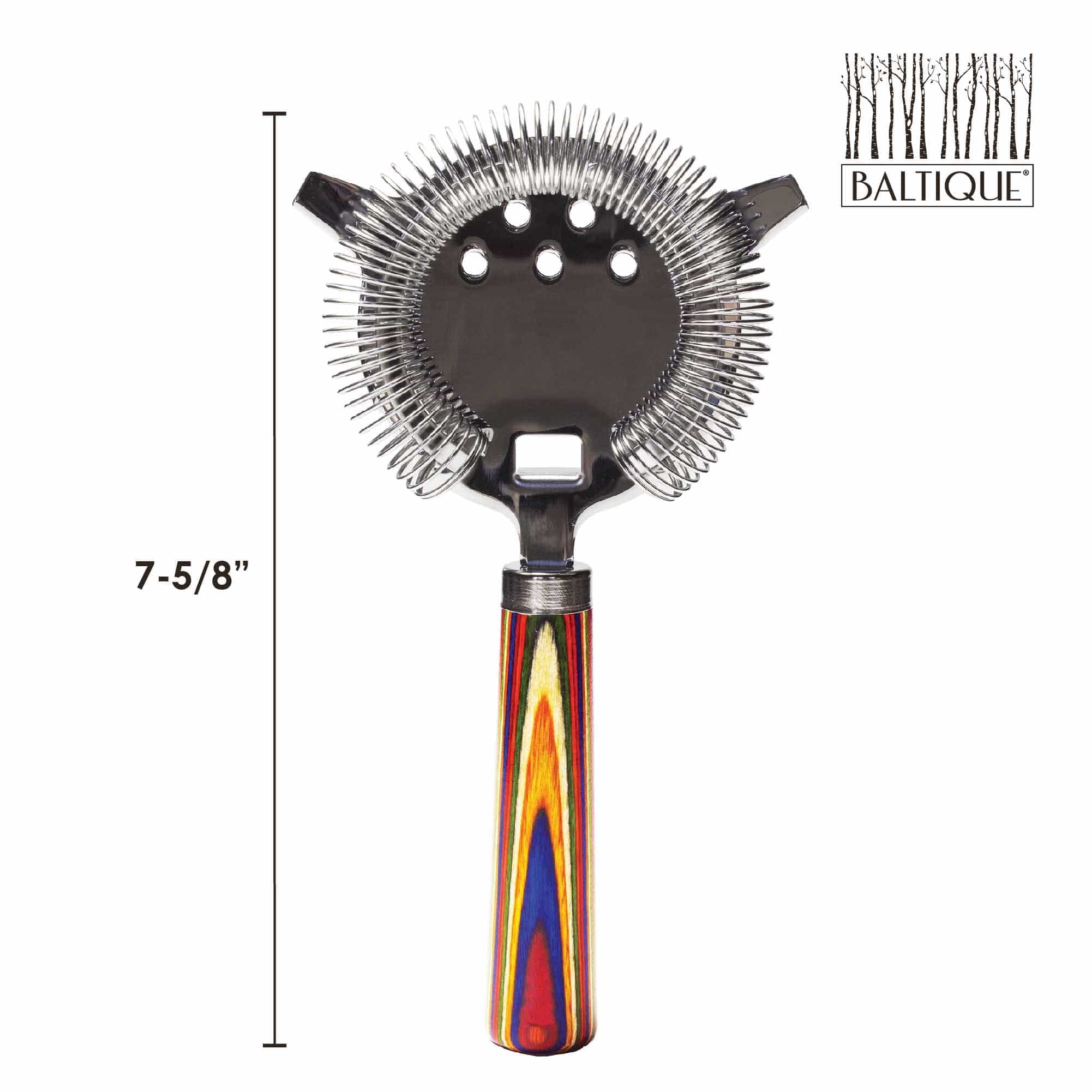 Baltique® Marrakesh Collection Hawthorne Cocktail Strainer - Premium Bar Tool for Mixing Drinks, Perfect for Home Bars & Professional Bartenders - Great for Cocktail Parties & Entertaining