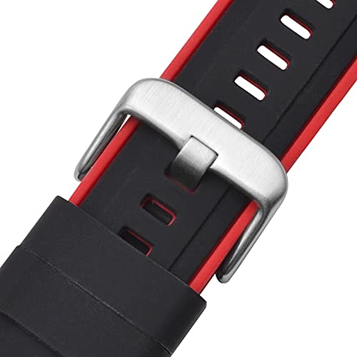 Black and Red/Silver Buckle