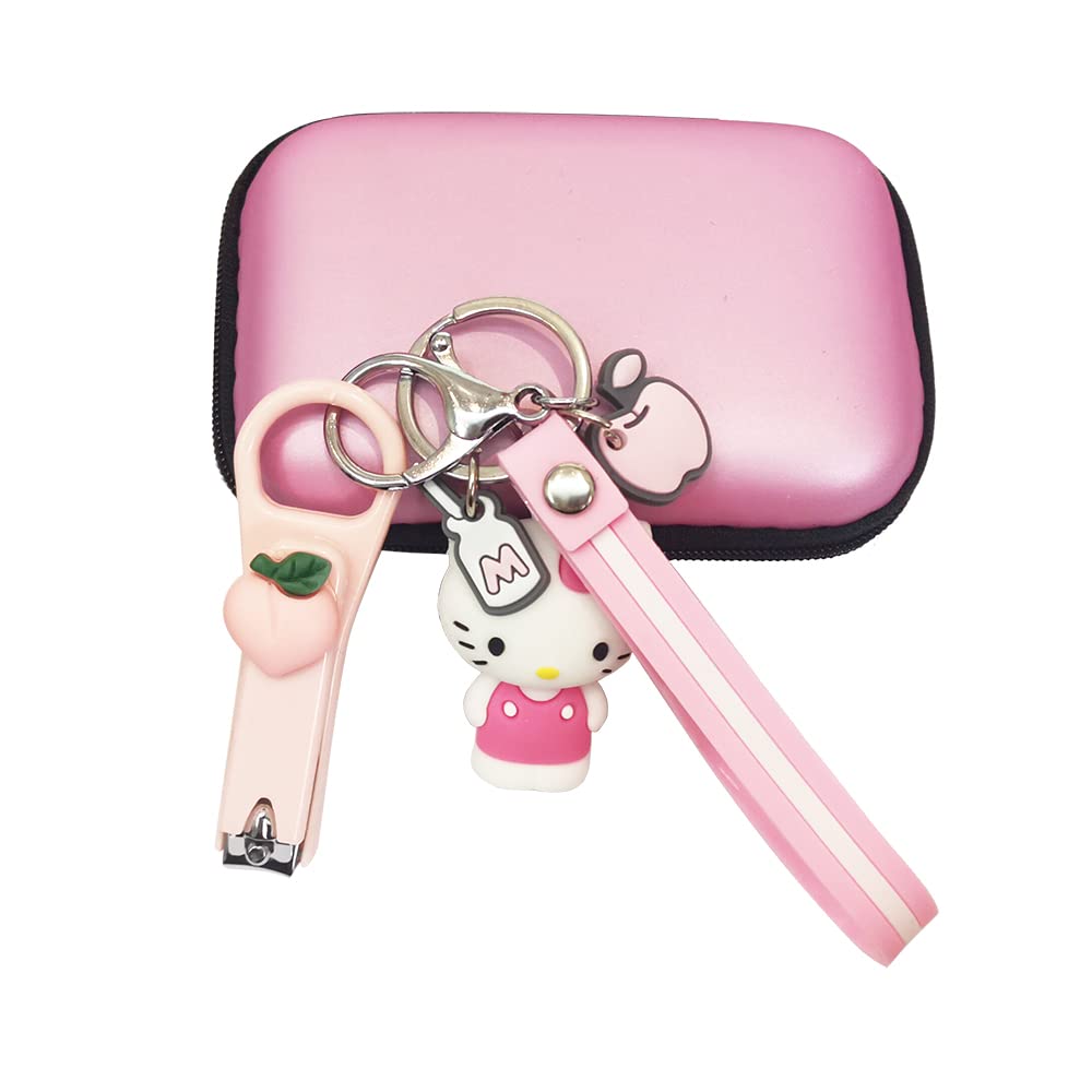 Funny Anime Cat Keychains for Women - Cute Nail Clipper Keychain Accessories, Perfect for Gifts, Bags, and Daily Use