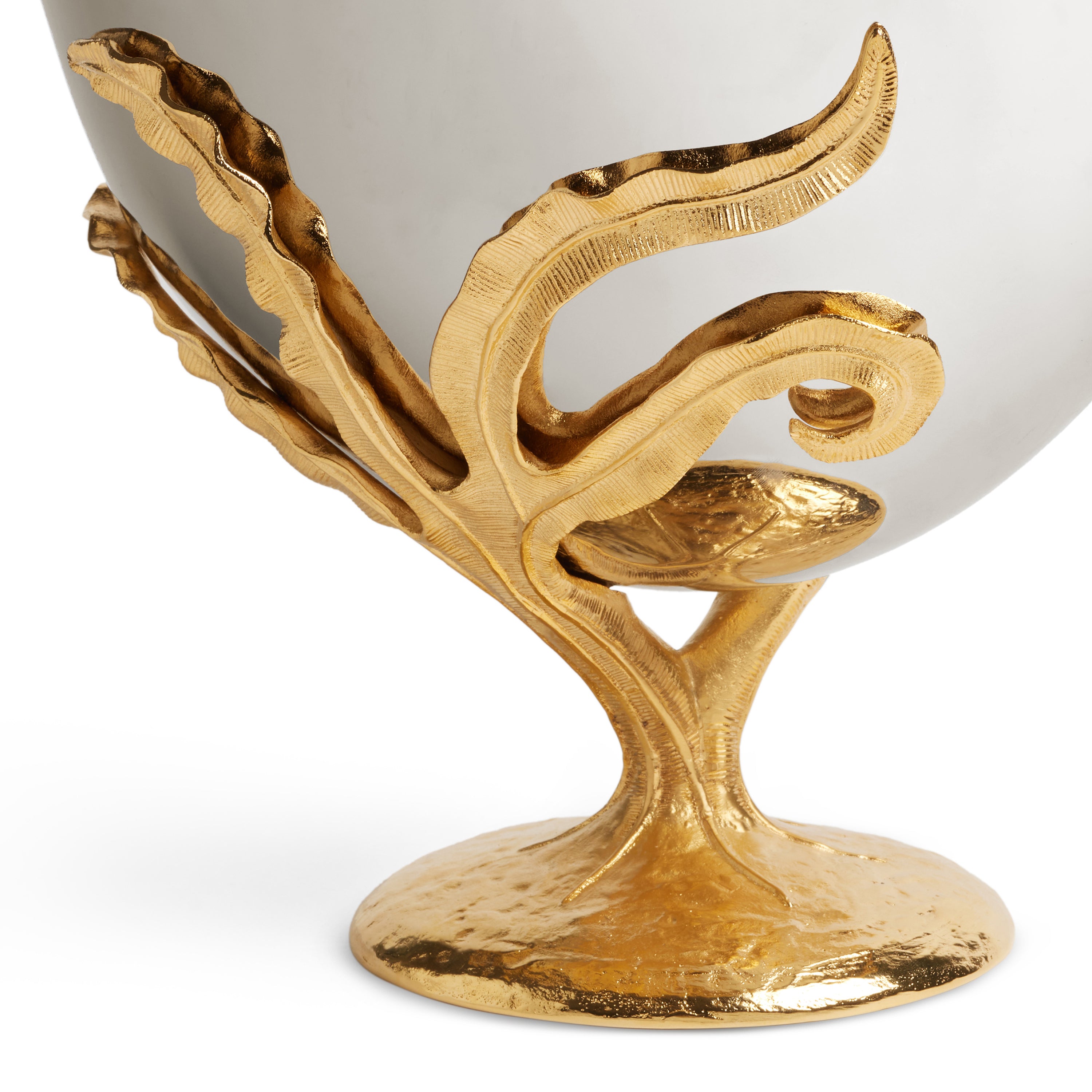 Champagne Bucket with Fern Design - Elegant Wine Cooler for Parties, Weddings & Home Decor