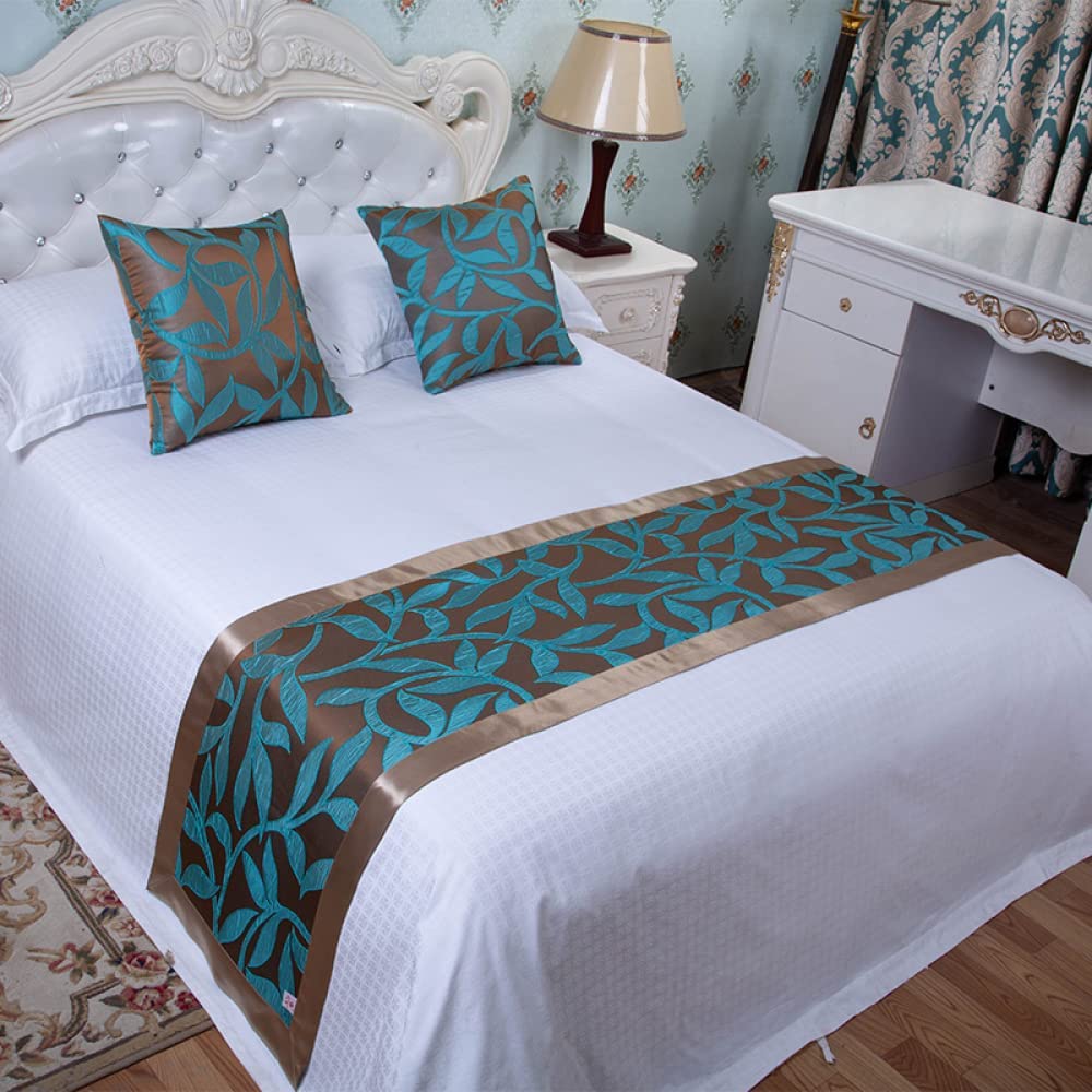 Luxury King & Queen Size Hotel Bed Runner Scarf - Premium Bedspreads Coverlets for Bed Foot, Table Runner & Home Decor - Perfect for Hotels, Bedrooms & Special Occasions