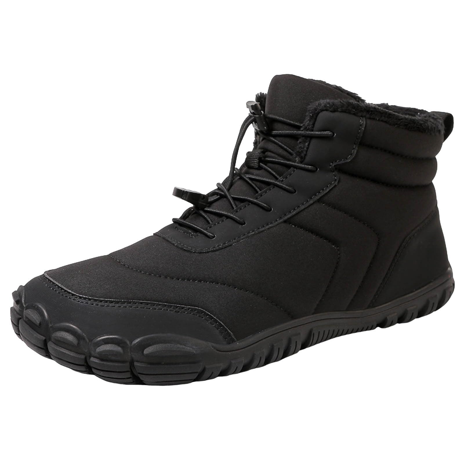 AMDBEL SWinter Barefoot Shoes for Women & Men - Waterproof Hiking Footwear, Warm Non-Slip Snow Boots | Perfect for Winter Hiking, Outdoor Adventures & Cold Weather Activities
