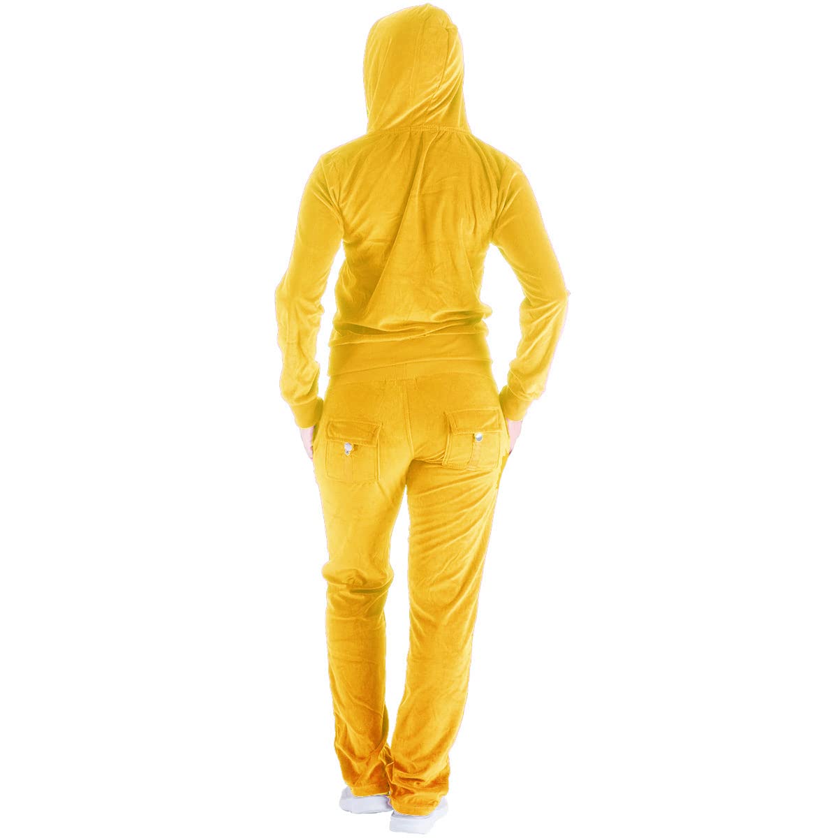 Yasumond Women's Velour Tracksuit Set - Soft 2-Piece Jogger Outfit with Comfortable Sweatpants & Top for Jogging, Gym, Lounge & Casual Wear