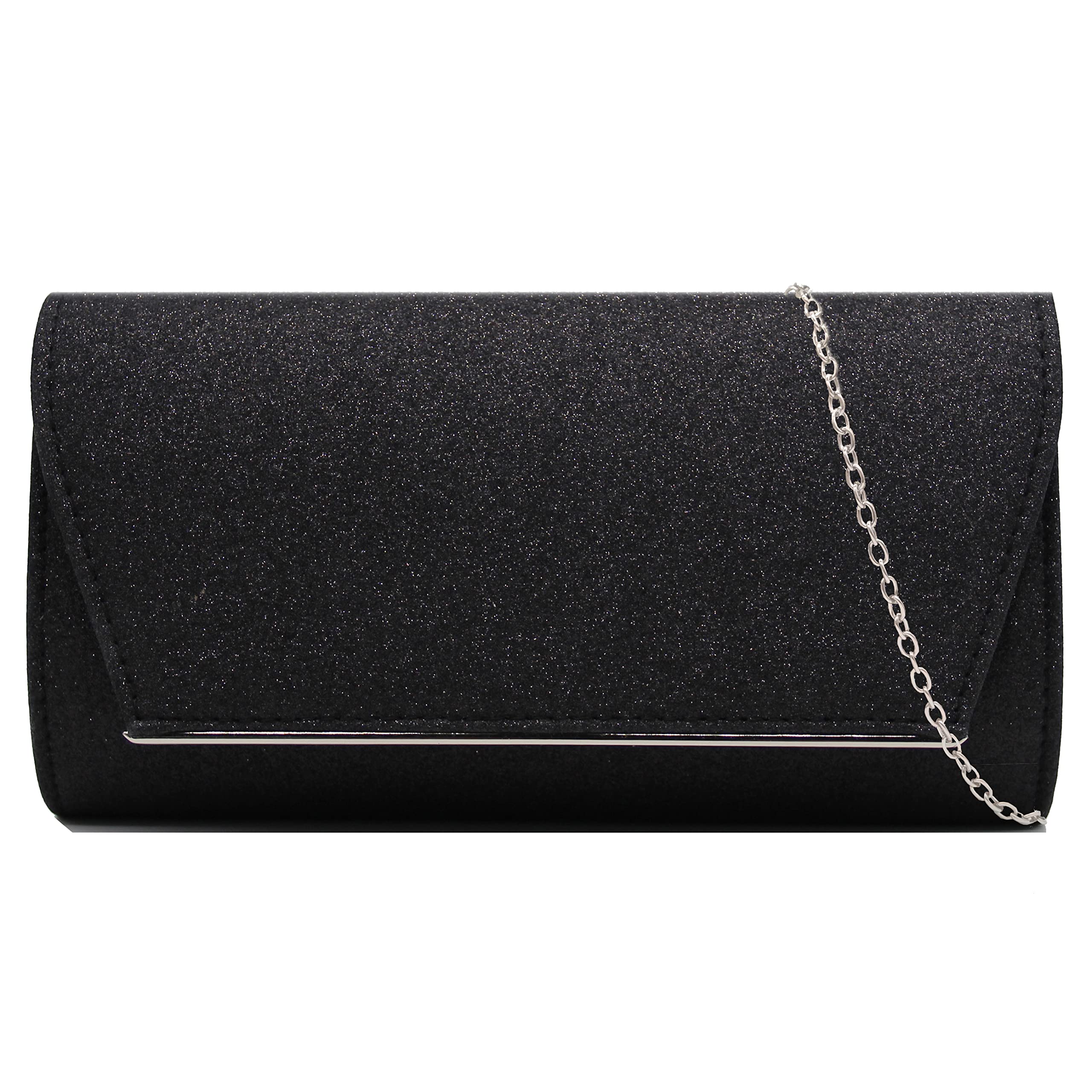 Sparkly Glitter Clutch Purse for Women - Elegant Evening Bag for Weddings, Parties & Special Occasions | Milisente Handbag for Bridal, Prom & Formal Events