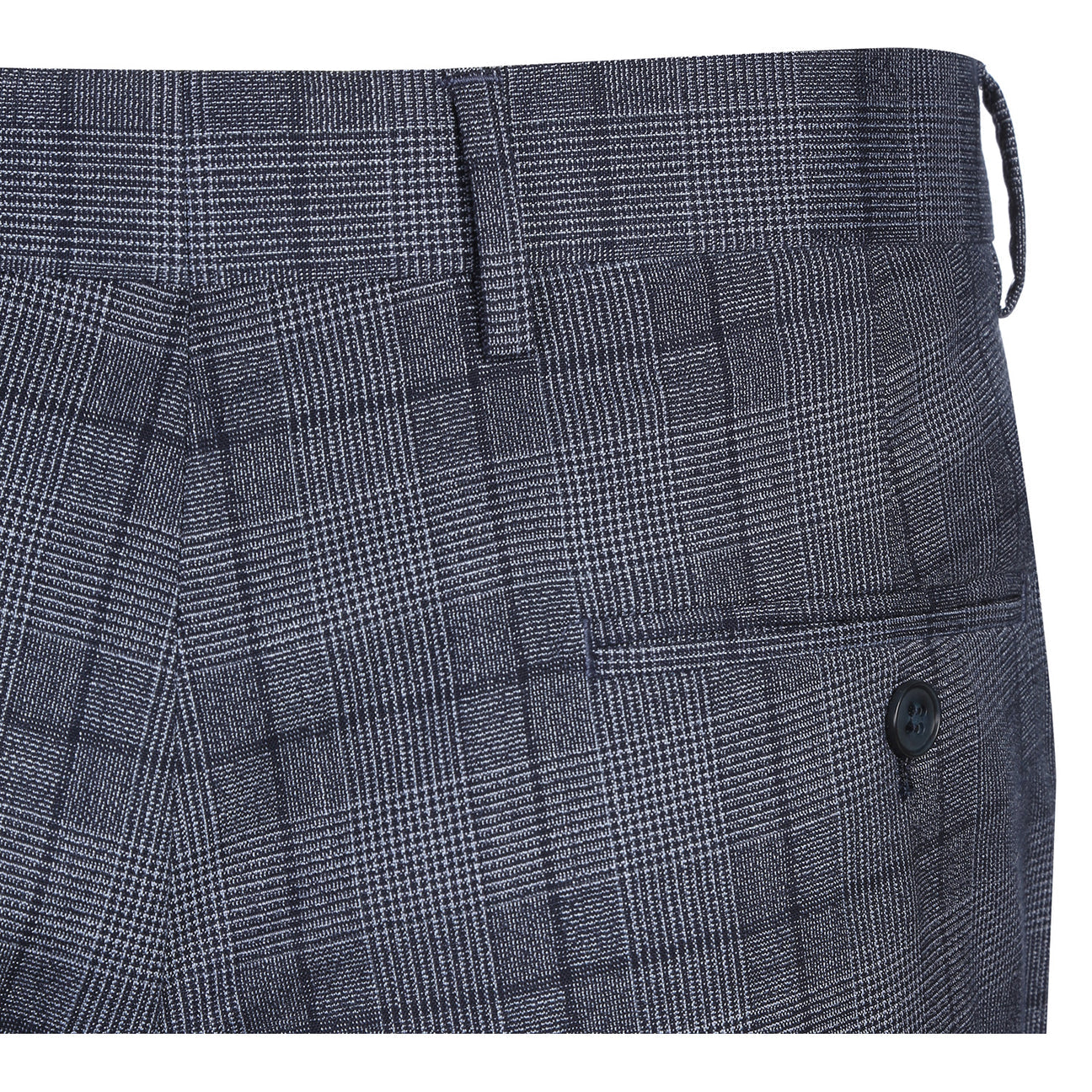 Alessandro Vitello by Renoir Classic Fit Checked Suit - Gray 293 Size 30 | Premium Men's Business Attire for Office, Weddings & Formal Events