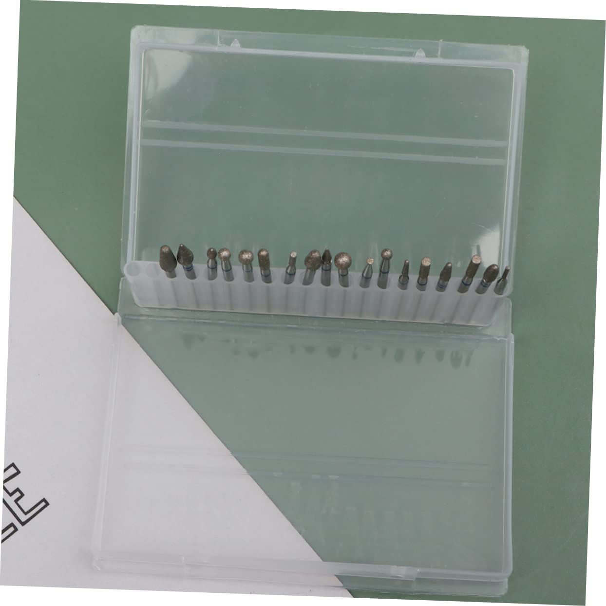 Beavorty 18pcs Nail Drill Bits Set - Professional Manicure Sanding Heads & Cuticle Kit for Home & Salon Use - Perfect for Acrylic, Gel, and Natural Nails