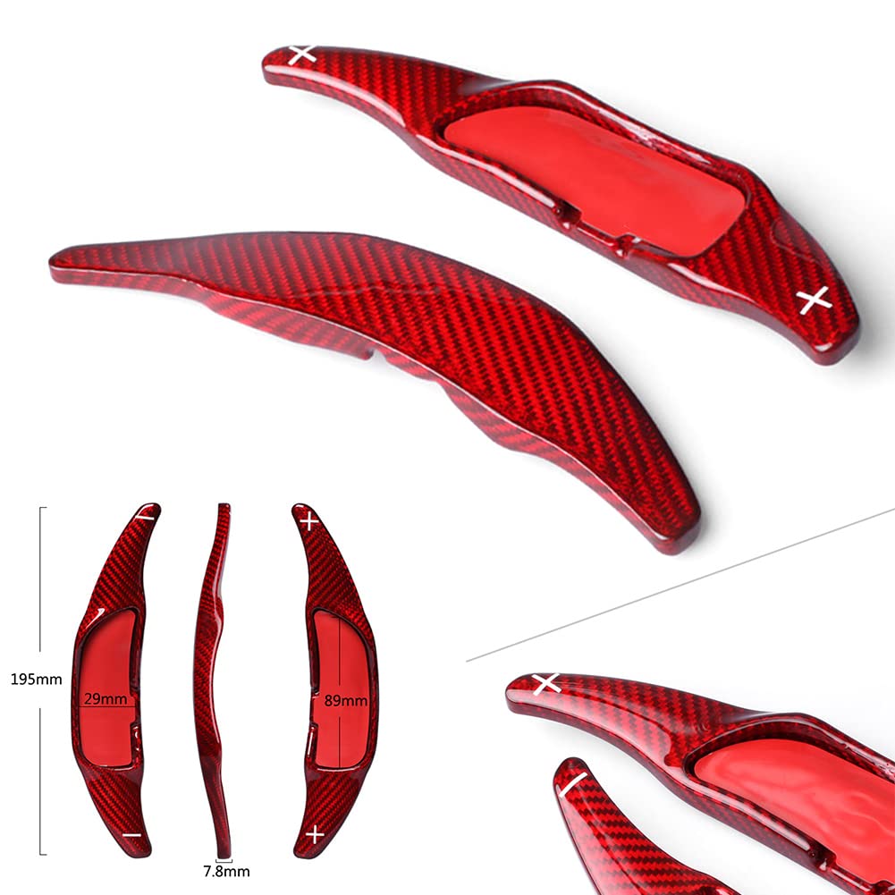 Carbon Fiber Steering Wheel Paddle Shifter Extensions for Mercedes-Benz A45 C63 E63 S65 CLA45 CLS63 - Upgrade Your Driving Experience | Perfect for Racing & Performance Enthusiasts