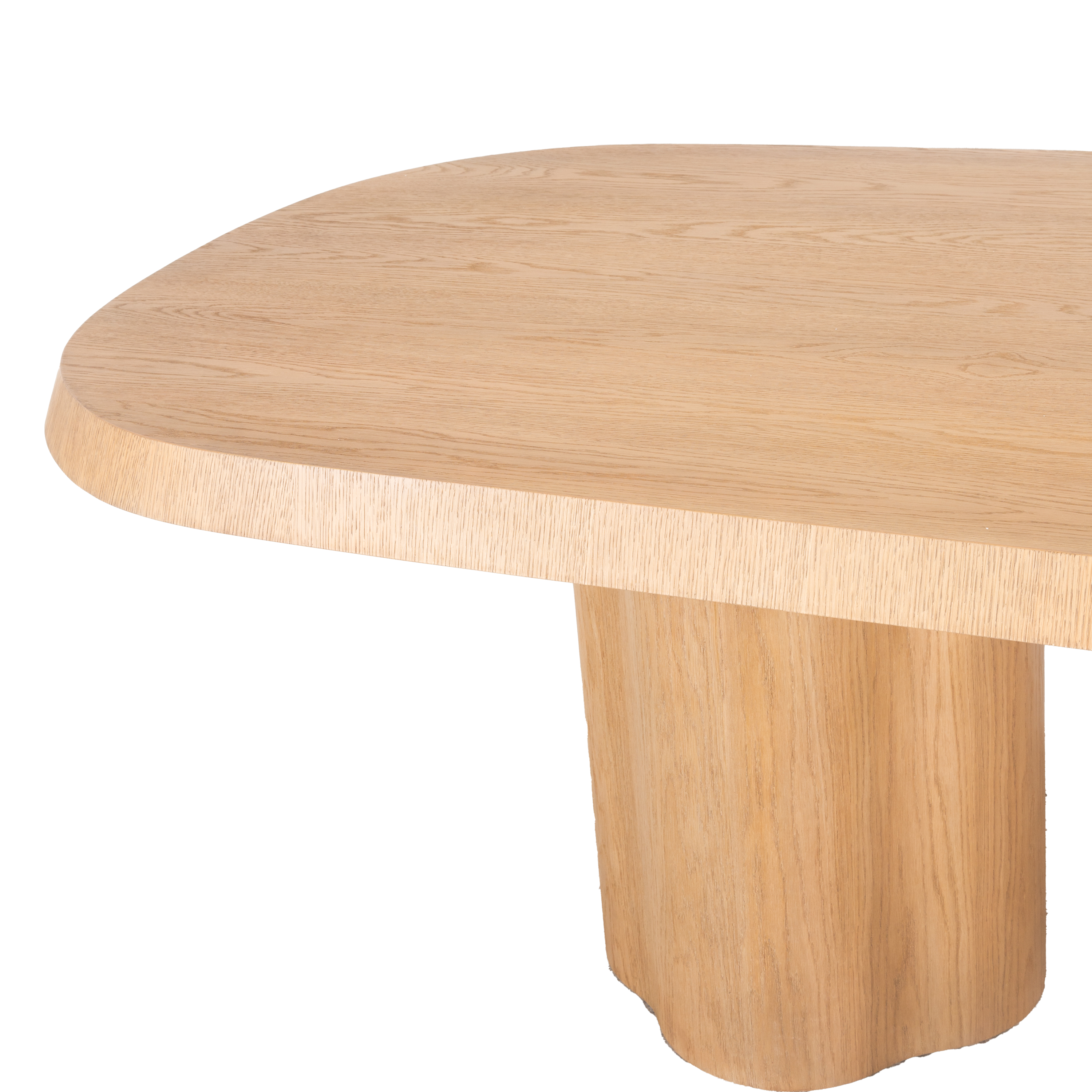 Modern Rectangular Dining Table - Solid Wood Kitchen Table for 6 - Perfect for Dining Room, Kitchen, and Small Spaces