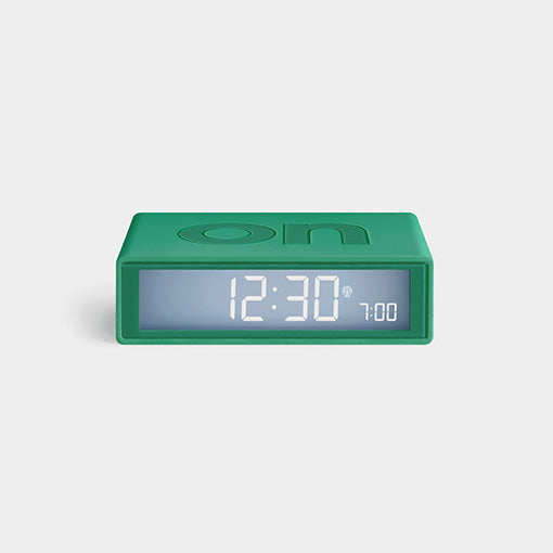 LEX Flip Clock - Retro Digital Alarm Clock with LED Display, Green - Perfect for Bedroom, Office, and Vintage Home Decor