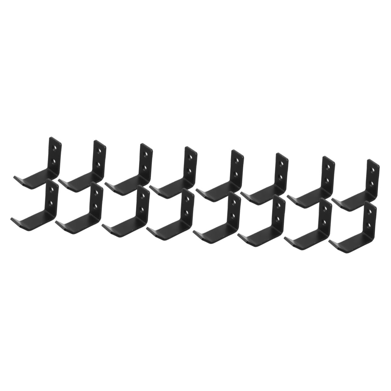 iplusmile 4-Pack Heavy Duty Garage Wall Hooks - 16pcs Garage Organizers & Storage Hangers for Tools, Bikes, Ladders, Jacks - Durable Wall Mount Brackets for Garage, Shed, Workshop Organization