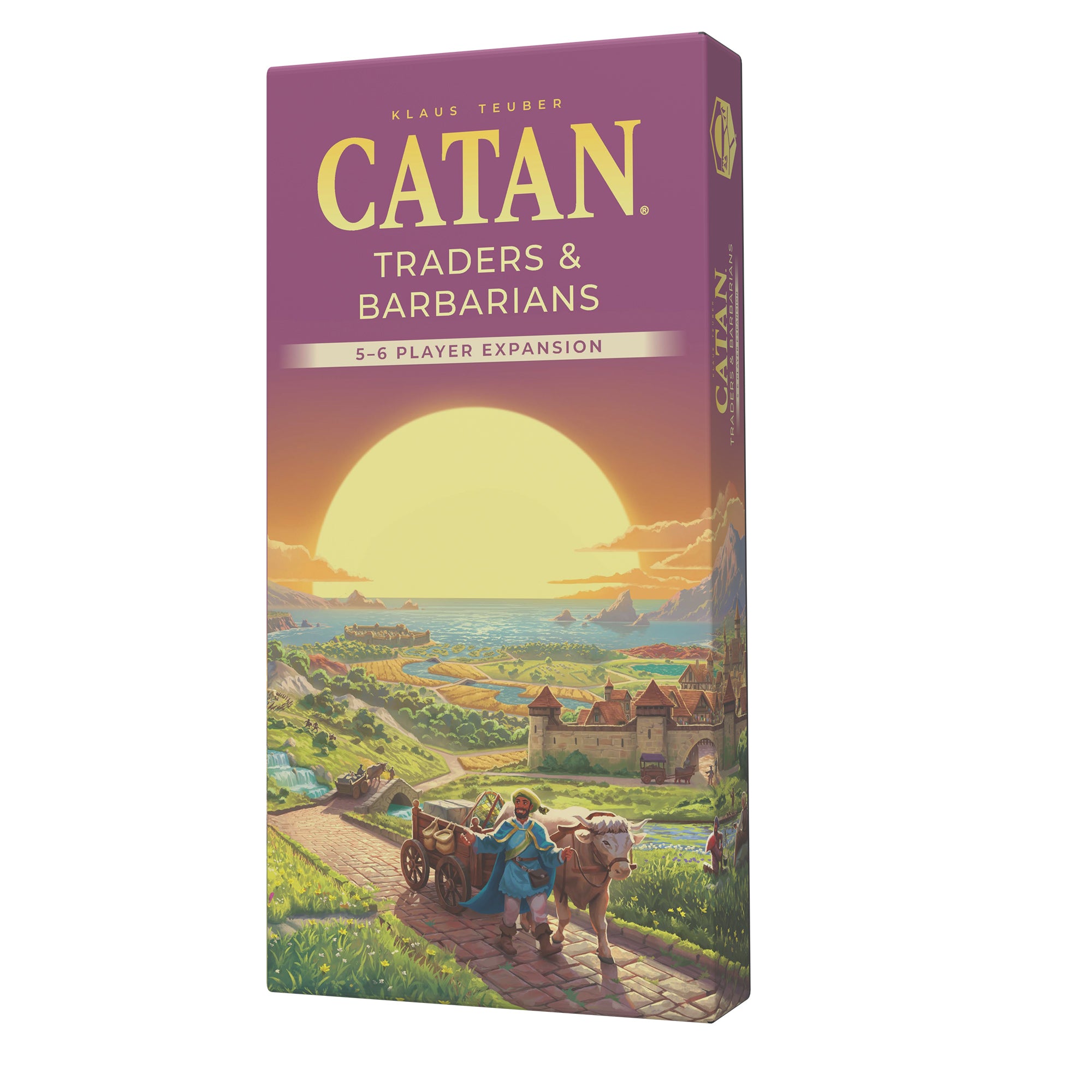 CATAN® Board Game - Traders & Barbarians 5-6 Player Expansion | Strategy Game for Family Game Night & Adult Game Parties | Compatible with Base CATAN Game