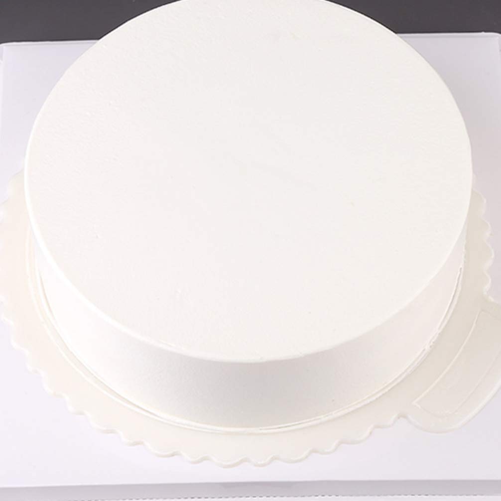 5-Piece Hemoton Cake Base Set - Round Cake Display Board, Baking Tray & Serving Plate for Cupcakes, Pastries | Durable Cake Mat & Baking Accessories for Home Bakeries, Wedding Cakes & Dessert Displays