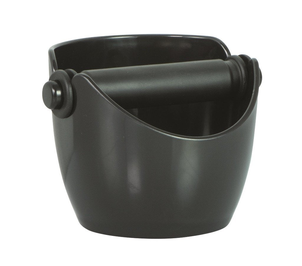 Avanti Knock Box Black - Premium Coffee Grounds Knock Out Bin for Espresso Machines | Perfect for Home Baristas & Cafes | Compact & Durable Design for Easy Coffee Waste Disposal