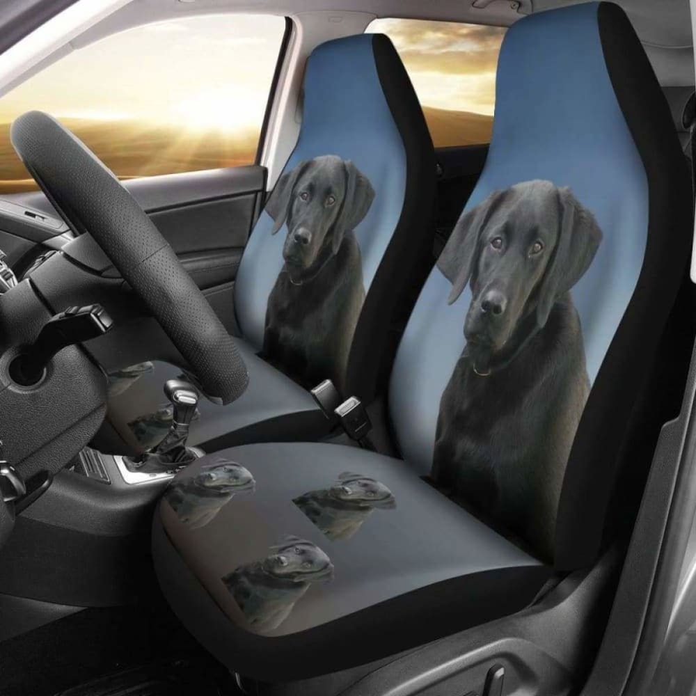 Premium Black Labrador Car Seat Covers 181703 - Waterproof & Non-Slip Pet Seat Protector for Dogs, Trucks & SUVs | Perfect for Travel, Outdoor Adventures & Daily Commutes