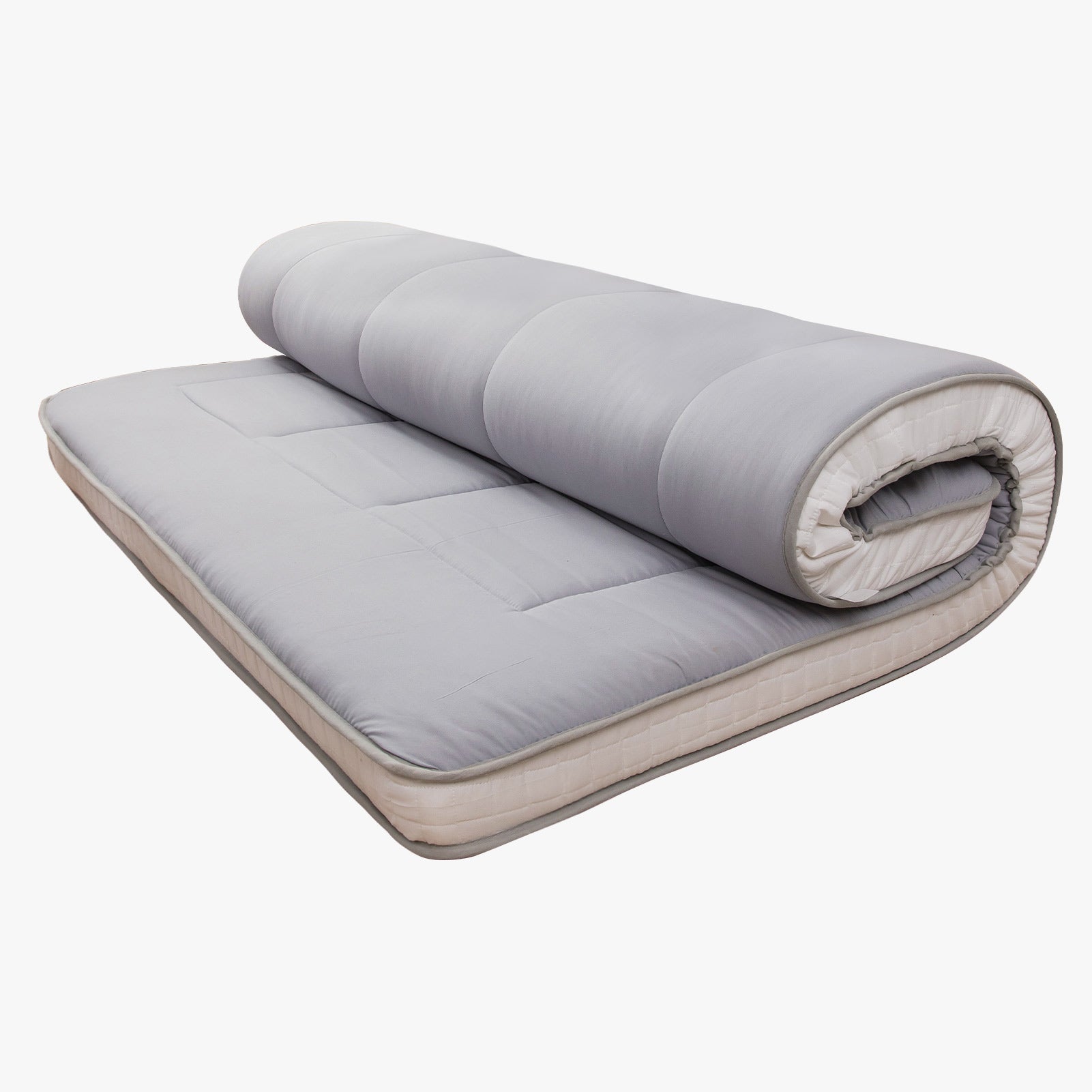 MAXYOYO Japanese Floor Mattress - Extra Thick Padded Tatami Mat for Sleeping & Lounging, Grey Style | Perfect for Guest Beds, Meditation, Yoga & Small Space Living