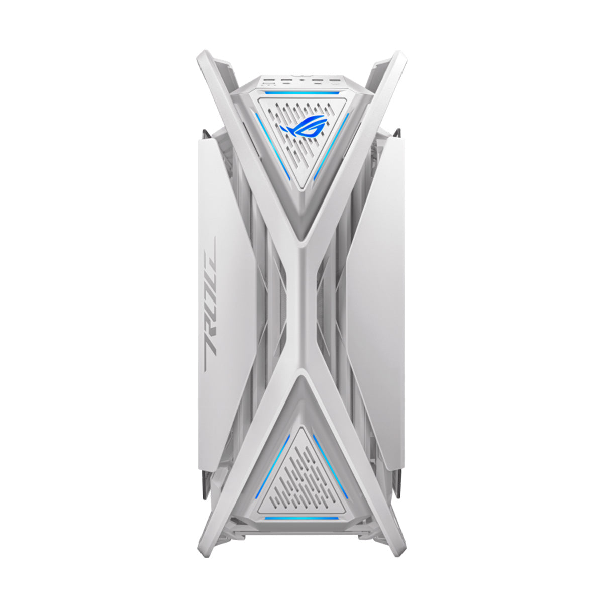 ASUS ROG HYPERION GR701 E-ATX Full Tower Gaming PC Case - White | High Airflow Design, Tempered Glass Side Panel | Perfect for Gaming Rigs & Workstation Builds