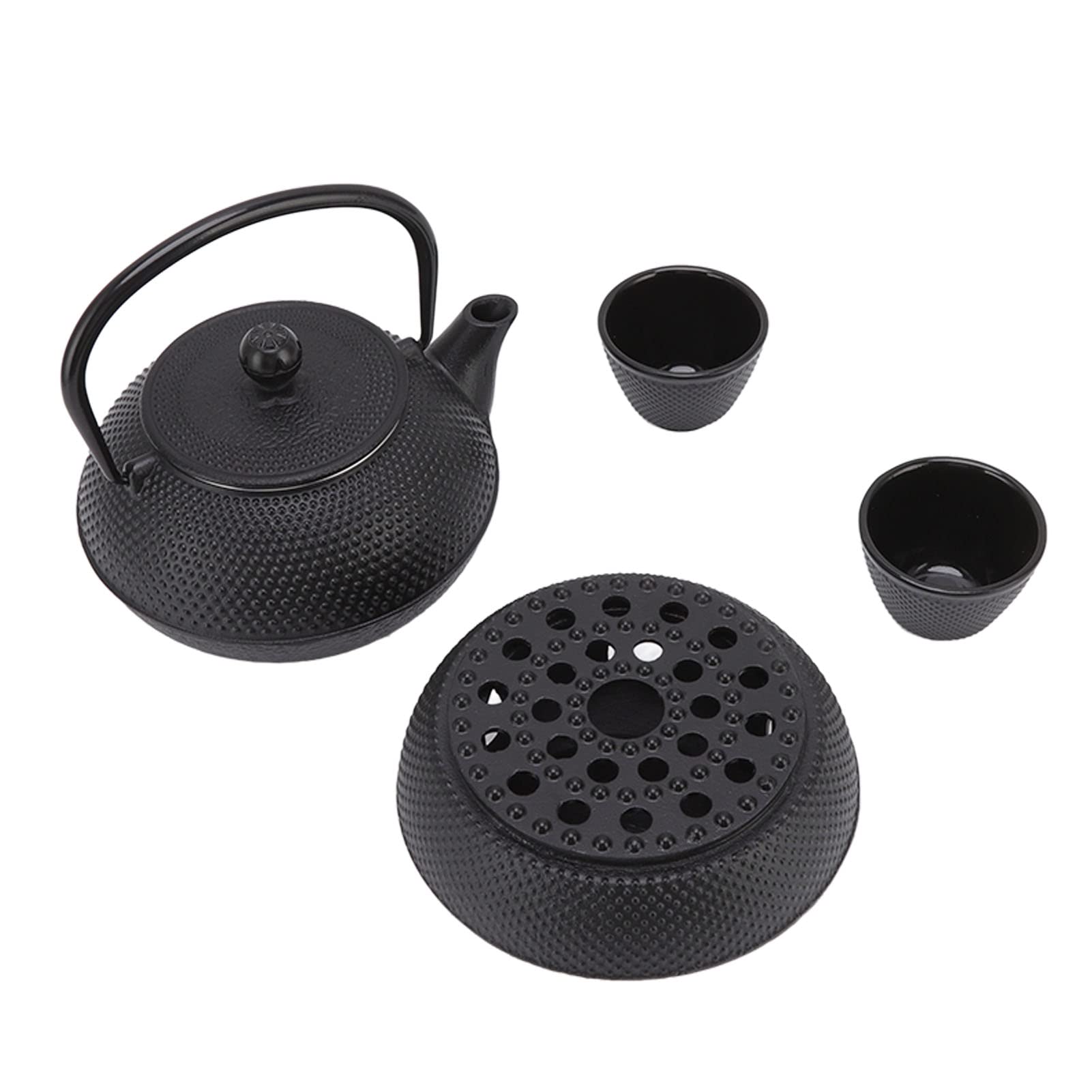 Premium Cosiki Cast Iron Kettle - 1.5L Japanese Style Teapot for Home & Office Use - Rustic Tea Brewing Kettle for Stovetop, Camping & Gift Giving