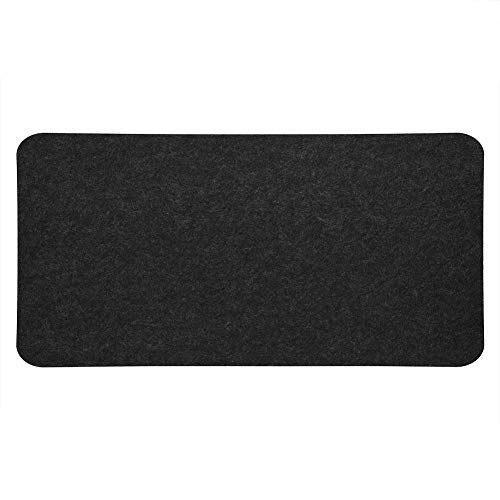 Wendry Extra Large Gaming Mouse Pad - Ergonomic Non-Slip Desk Mat for PC, Laptop & Office Work - Anti-Static Computer Mousepad in Dark Gray - Perfect for Gaming, Work & Home Office Setup