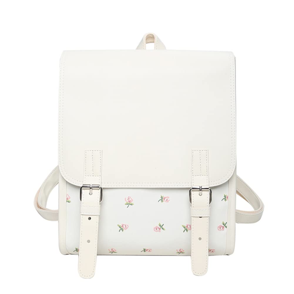 Cute Aesthetic Kawaii Floral Backpack for Women & Girls - Stylish School Bag, Coquette Rucksack for College, Travel & Everyday Use