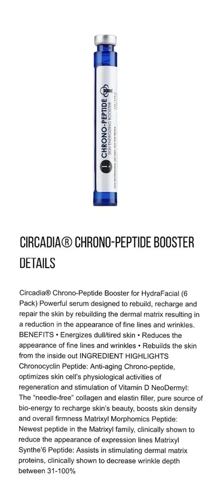 Hydrafacial MD Serum Boosters (Box of 6) - Professional Skincare Treatment for Glowing Skin - Perfect for Spa, Clinic & At-Home Facial Care