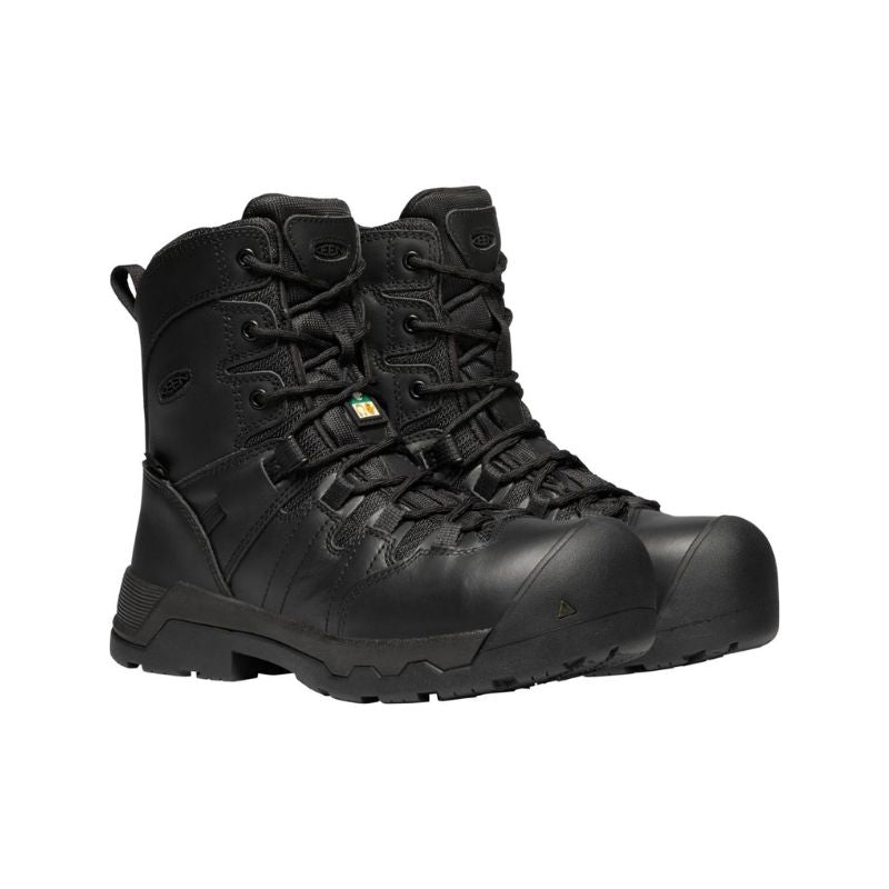 Keen Oshawa 1024203 Women's Size 8 Waterproof Composite Toe Work Boots with Side Zipper - Durable Safety Shoes for Construction, Landscaping & Outdoor Work
