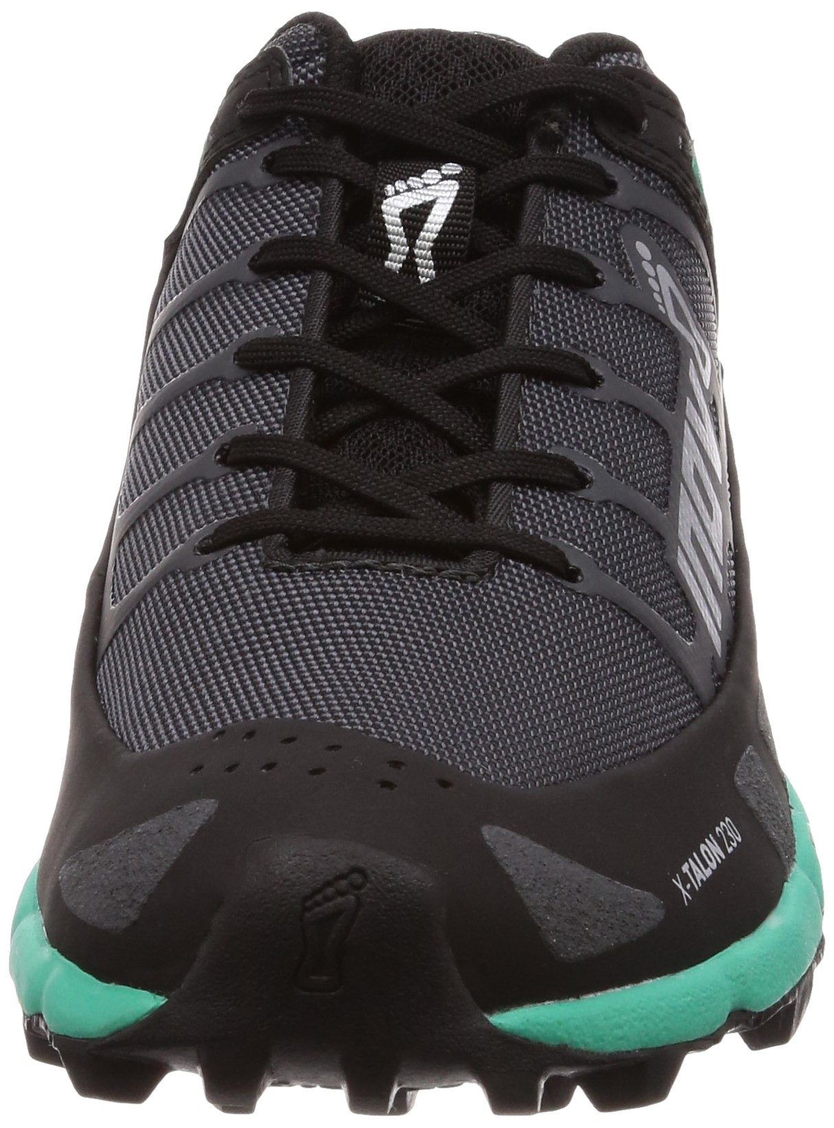 Innovative Women's X-Talon 230 Trail Running Shoes - Lightweight & Durable for Off-Road Adventures - Grey/Teal - Size 6.5 - Perfect for Hiking, Trail Running & Outdoor Fitness
