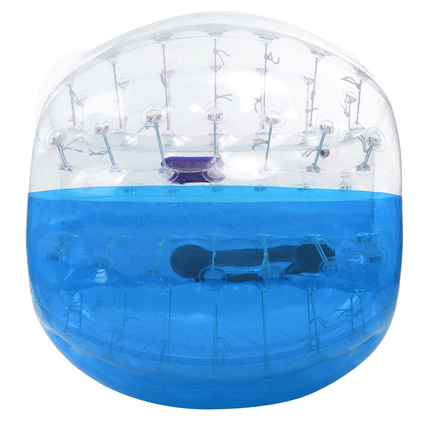 OPPSDECOR Inflatable Bumper Ball - 1.5M Diameter Zorb Ball for Kids, Teens & Adults - Perfect for Backyard Games, Birthday Parties & Outdoor Activities