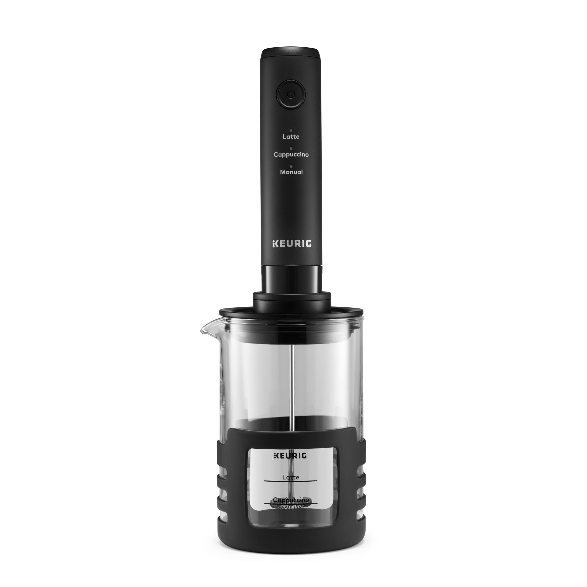Keurig® SimpleCafé Milk Frother - Electric Handheld Frothing Wand for Coffee, Latte & Cappuccino - Perfect for Home Baristas & Coffee Lovers (Use for Hot/Cold Milk, Hot Chocolate & Matcha Drinks)