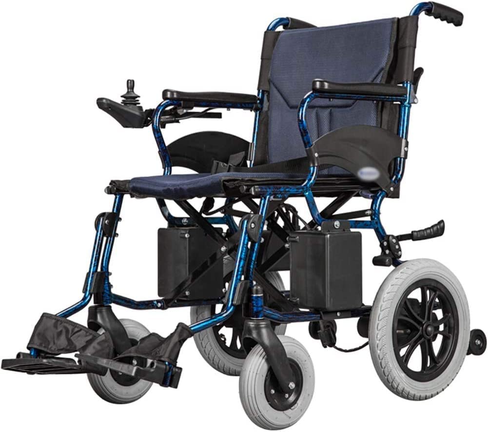 BNFD Lightweight Folding Electric Wheelchair - 26kg Ultra Portable Power Wheelchair with 17