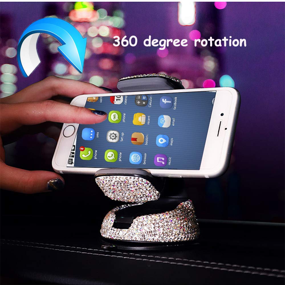 Universal Car Phone Holder - Adjustable 360° Rotation for 4-6.5
