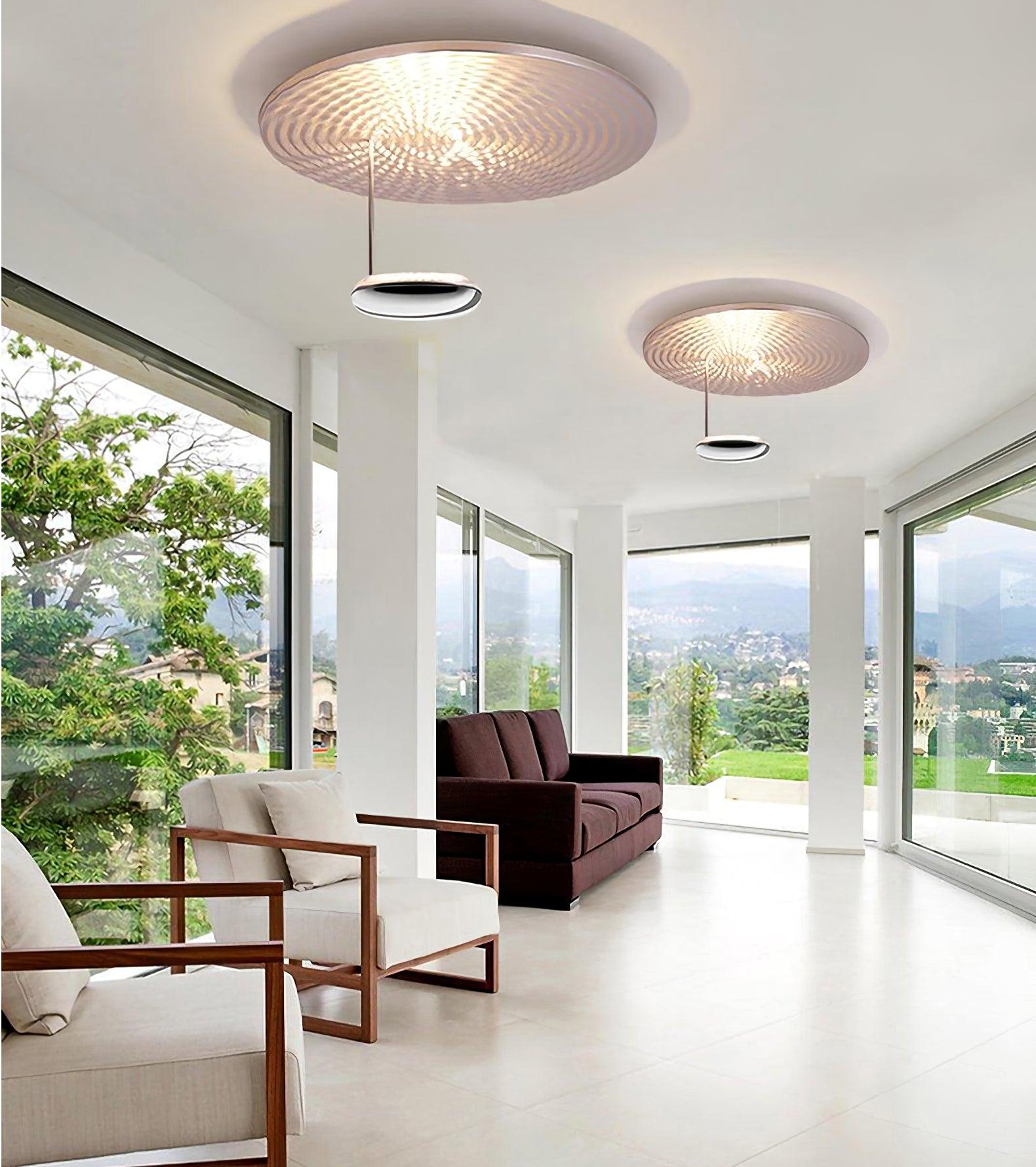 Modern Mercury Ceiling Light Fixture - Energy Efficient LED Vintage Industrial Style Pendant Lighting for Living Room, Bedroom, Dining Room & Kitchen