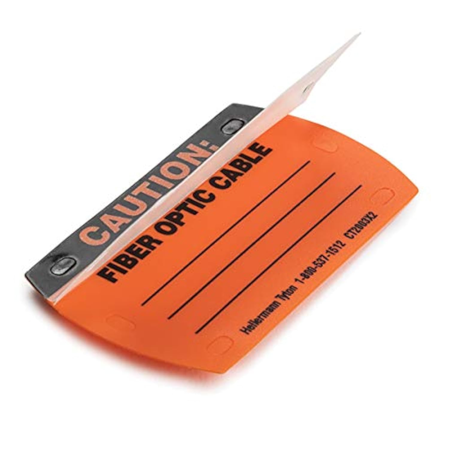 HellermannTyton CT2003X2 Self-Laminating Write-On Cable Tags for Fiber Optic - 3.5