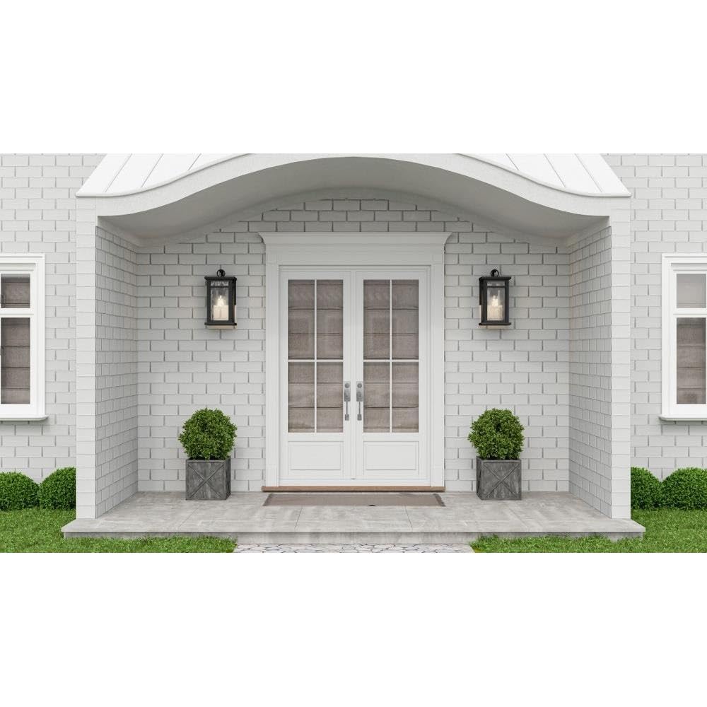 Large Outdoor Wall Lantern with 1 Light - Weatherproof Exterior Sconce for Porch, Patio, Garden & Entryway Lighting (Model: 71-Bel-4532448)