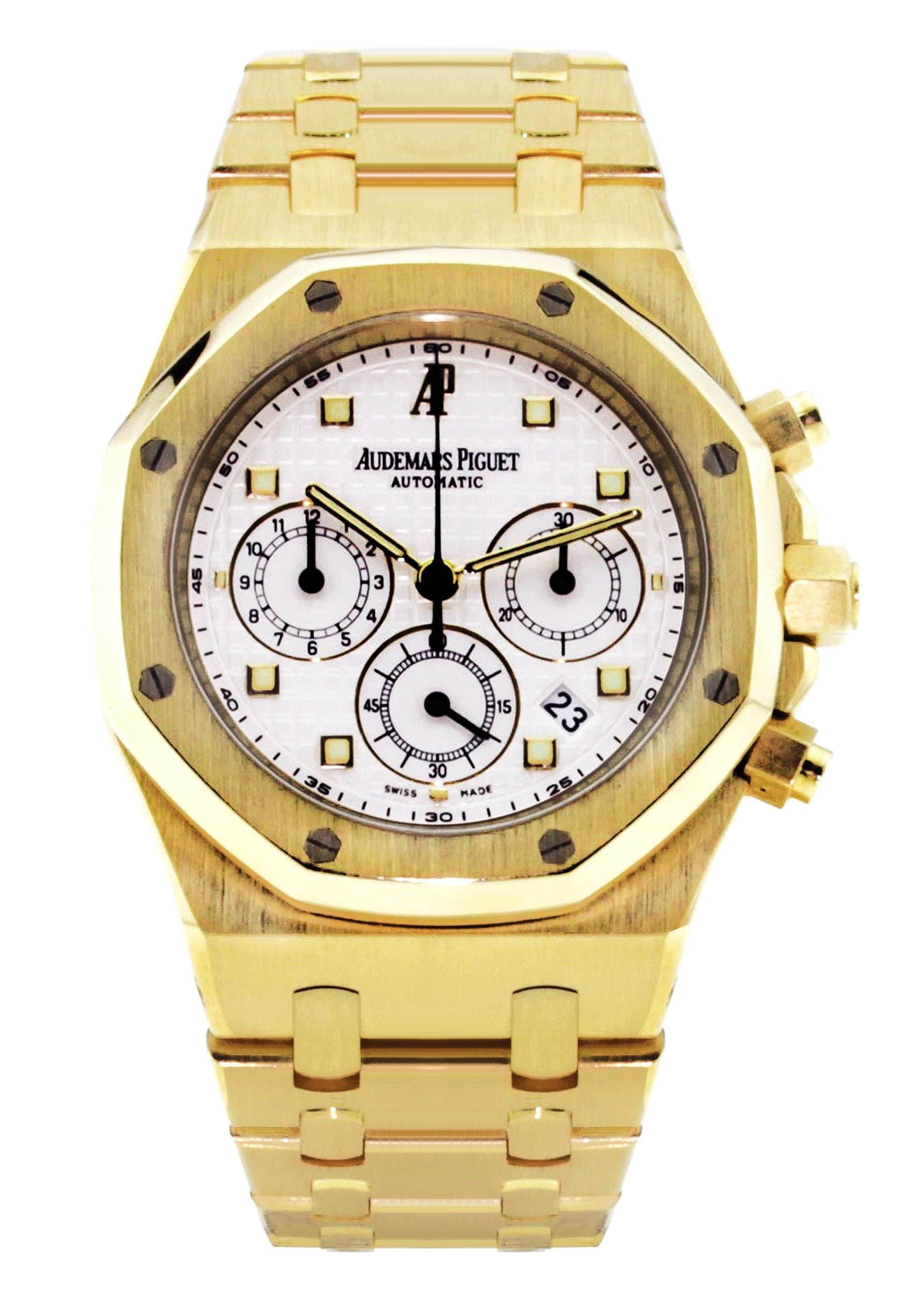Audemars Piguet Royal Oak Offshore 18K Yellow Gold Luxury Men's Watch - Perfect for Business Meetings, Special Occasions & Collectors