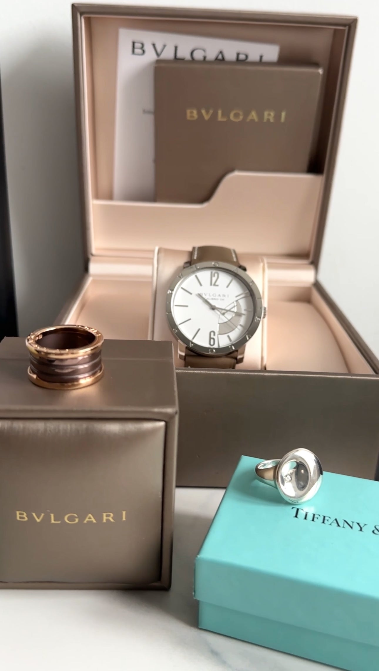 Bvlgari Calibro 43mm Stainless Steel Automatic Power Reserve Men's Watch 101870 - Luxury Dress Watch for Business & Formal Occasions