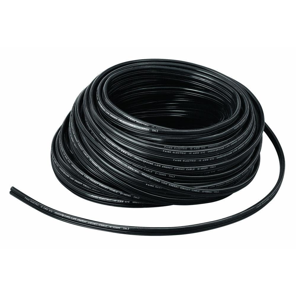 100Ft 12 Gauge Landscape Lighting Wire - Heavy Duty Outdoor Power Cable for Garden, Yard & Pathway Lights - Weatherproof Low Voltage Electrical Wire for Landscape Lighting Systems