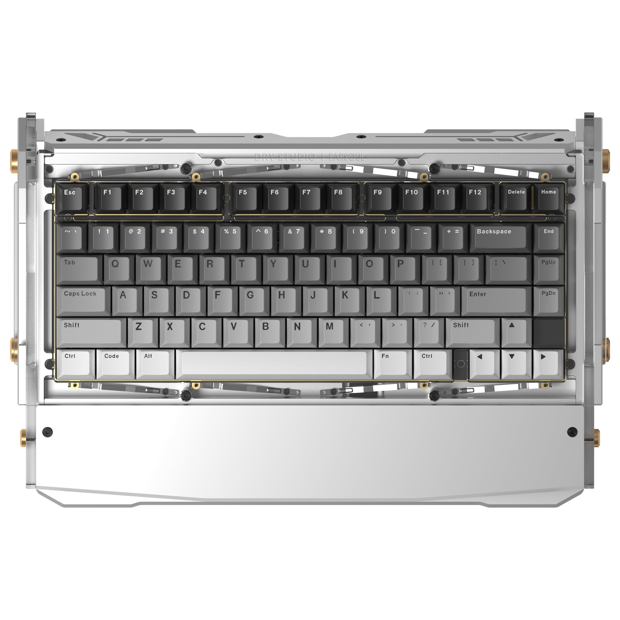 Black Diamond 75% RGB Wireless Mechanical Gaming Keyboard - 2.4G 2ms Ultra-Low Latency, Tri-Mode Bluetooth/Wired Connection, Hot-Swappable Switches, Custom Leaf Spring Mount for PC, Mac, PS5 & Xbox Gaming Setup