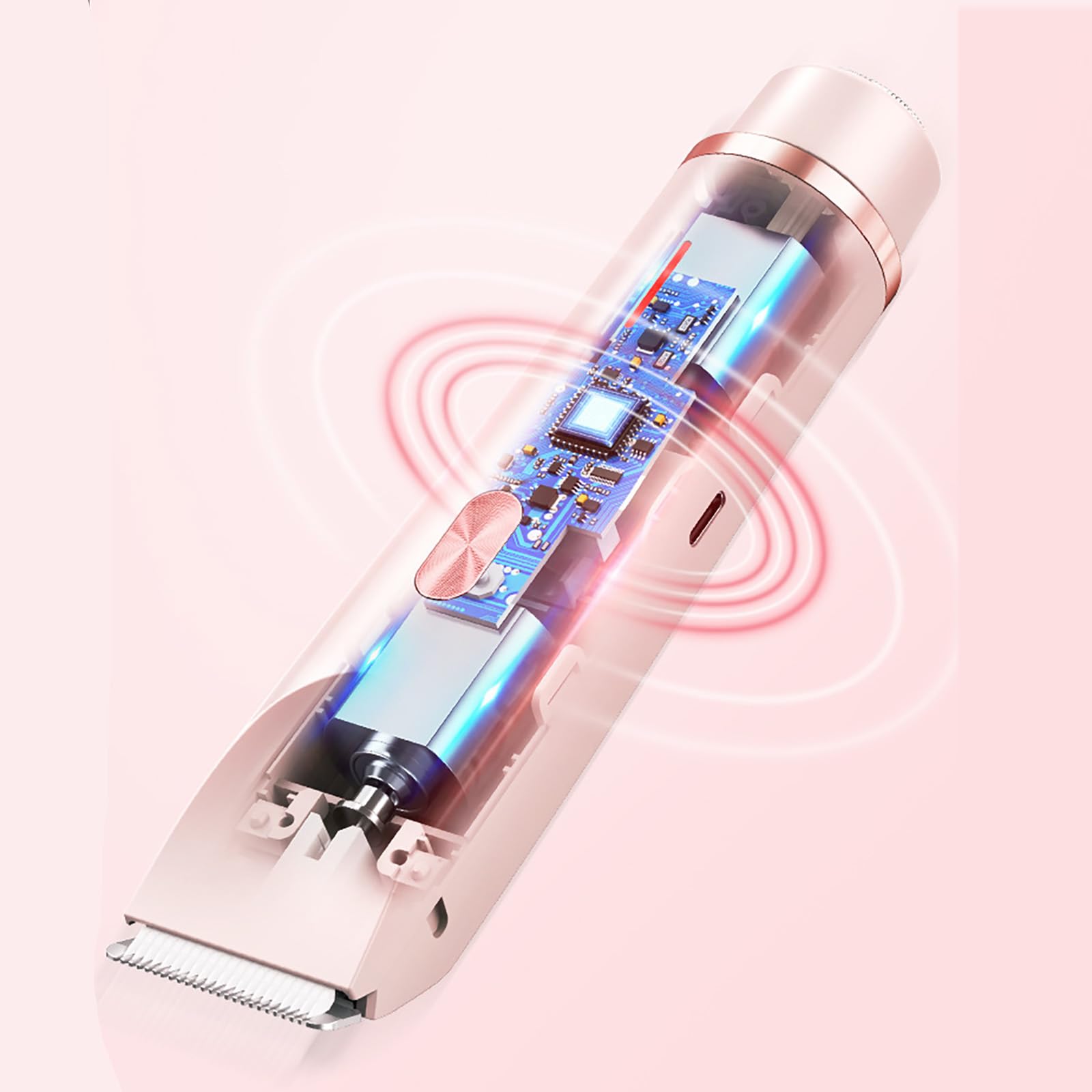 Ezme Razor 2.0 - Electric Bikini Trimmer & Body Shaver for Women, 2-in-1 Waterproof Wet/Dry Trimmer, Painless Hair Removal for Sensitive Skin - Perfect for Travel, Gym & At-Home Grooming (1 Pack)
