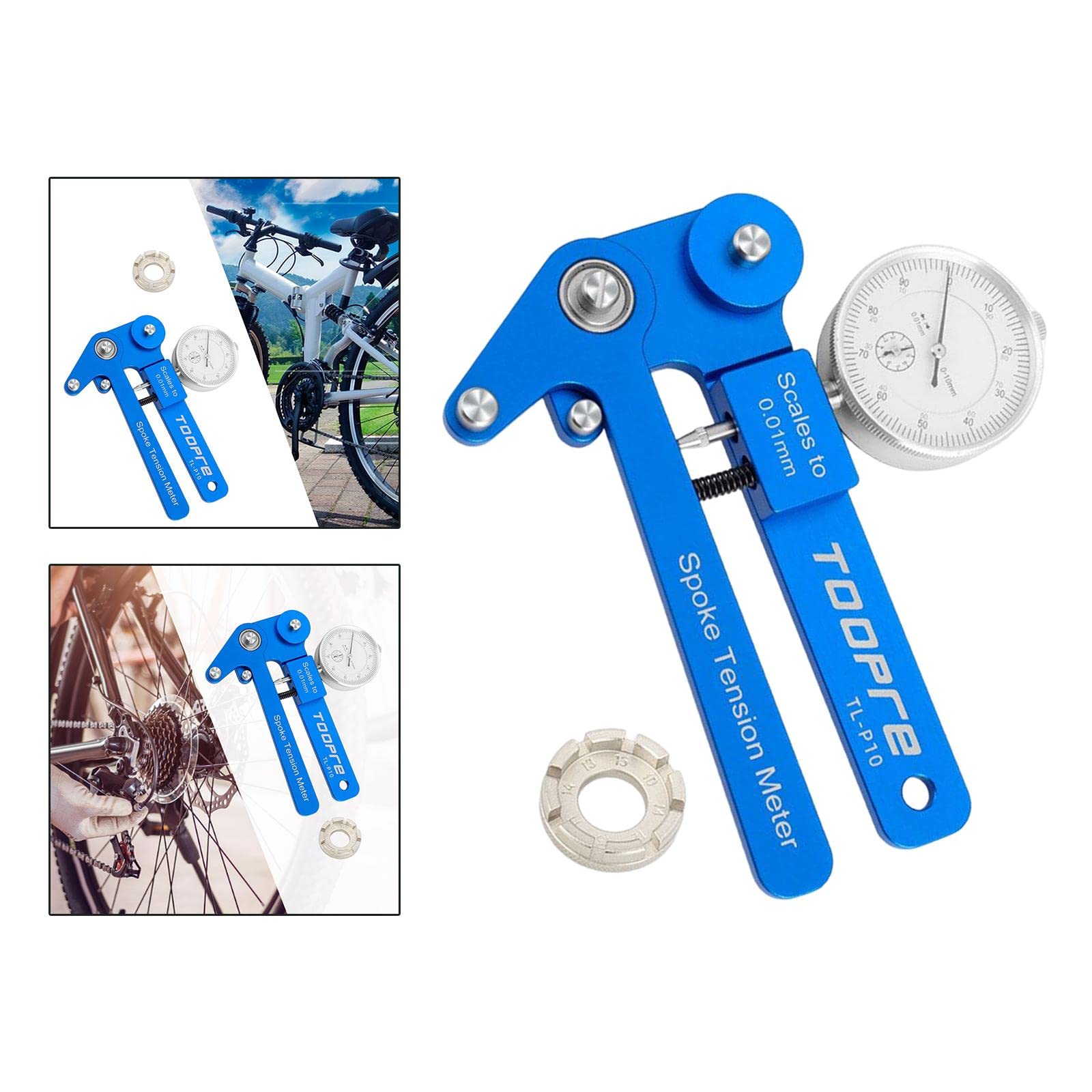 Professional Bike Spoke Tension Meter - Precision Wheel Rim Adjustment Tool for Mountain & Road Bikes - Portable Tensiometer for Bicycle Maintenance & Repair - Perfect for Cyclists, Mechanics & DIY Enthusiasts