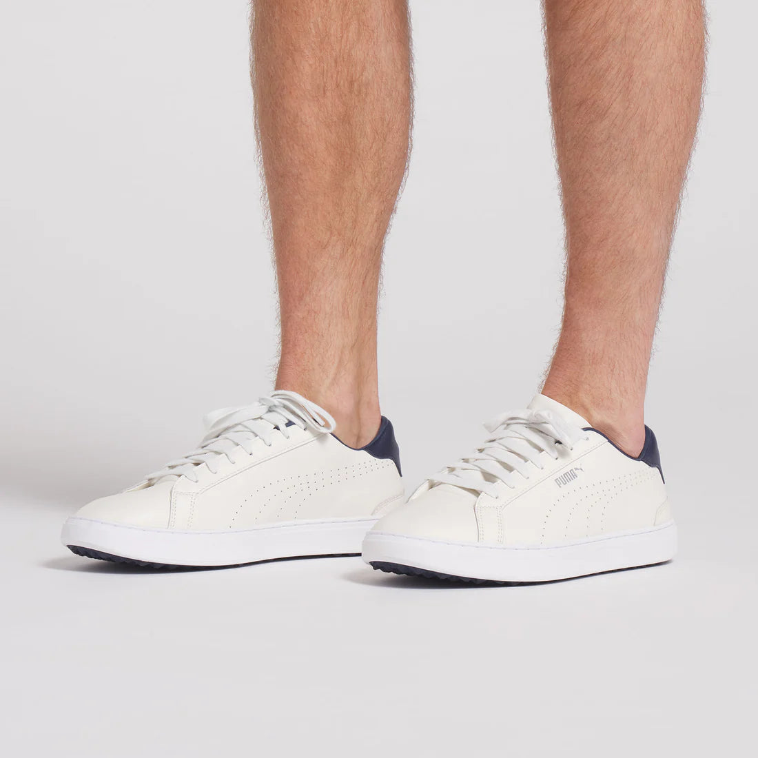 Puma Classic G Sneakers for Men - Warm White/Navy - Comfortable Casual Shoes for Running, Walking & Gym - Perfect for Everyday Wear & Sports Activities