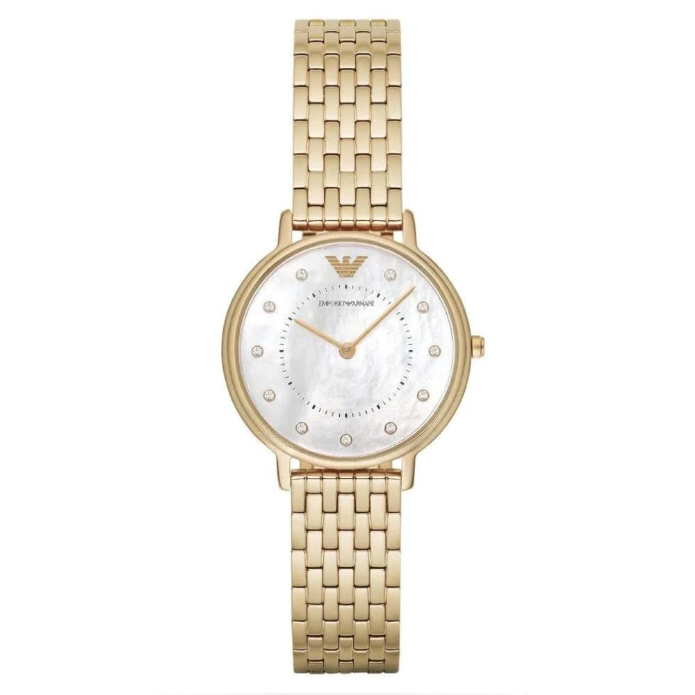 Emporio Armani Women's Two-Hand Stainless Steel Watch - 32mm Case, Elegant & Durable Timepiece for Business, Casual & Special Occasions