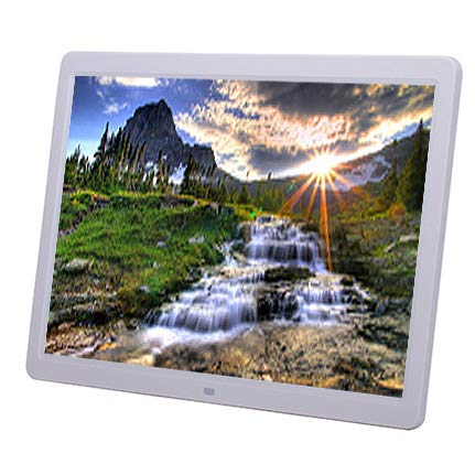 15 Inch Digital Photo Frame - 1280x800 HD Resolution, Multi-Function Electronic Album with Slide Show, Timer, Music & Video Playback - Perfect for Home Decor, Office Display & Gift Giving