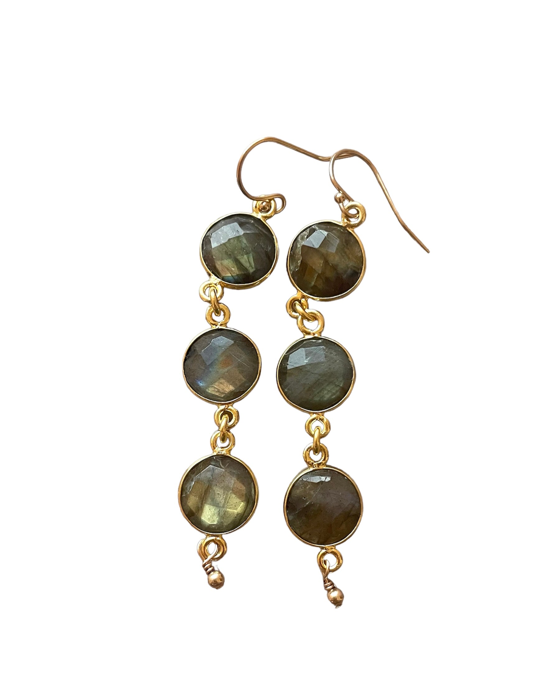 Natural Labradorite Dangle Earrings for Women | Handmade Sterling Silver Jewelry | Perfect for Parties, Weddings & Everyday Wear