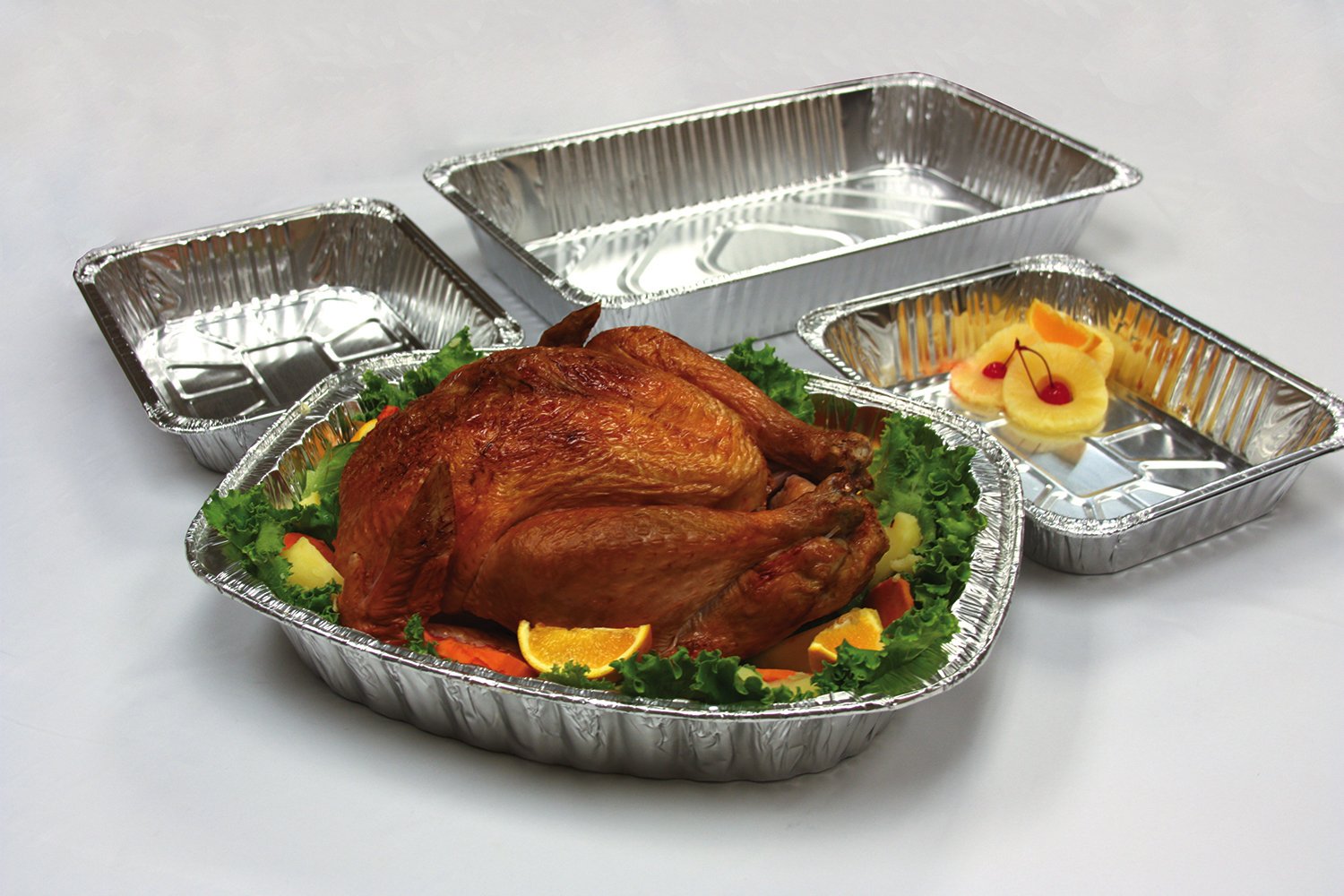 50-Pack Heavy Duty Full-Size Aluminum Foil Steam Table Pans for Catering, Buffets & Party Food Service - Commercial Grade Deep Steam Pans for Restaurants, Events & Bulk Food Storage