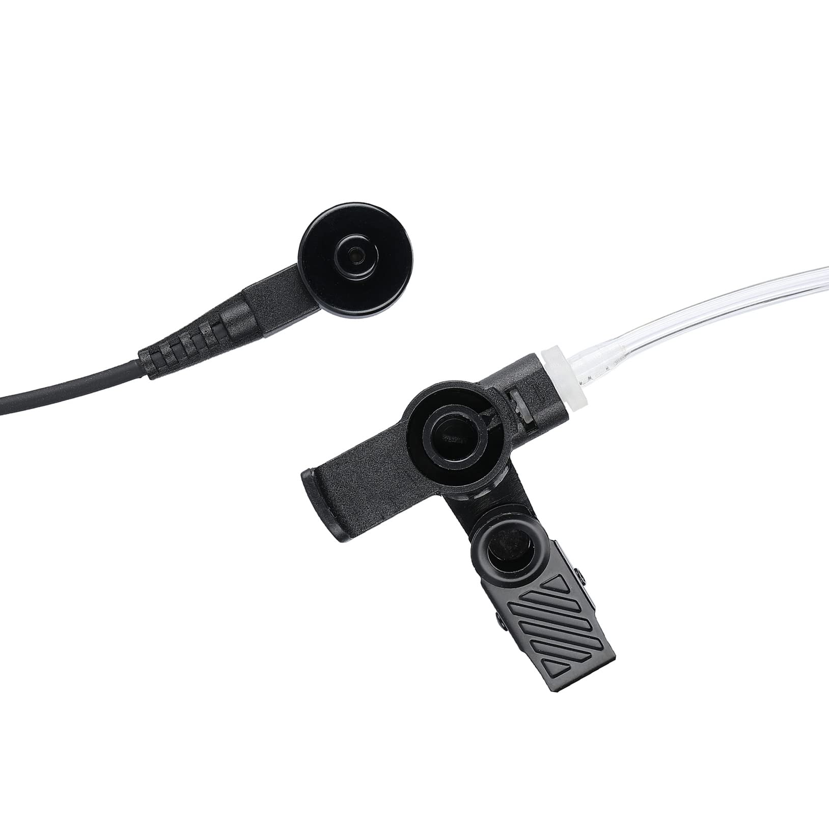Motorola XPR3300e XPR3300 XPR3500 XPR3500e Walkie Talkie Headset - Trandsentivis XPR 3300e 3500e Earpiece with Acoustic Tube & Mic PTT Button - Durable Two-Way Radio Accessory for Security, Construction & Event Staff Communication